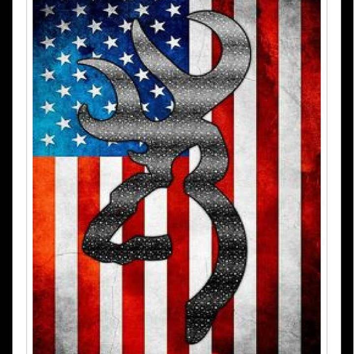 Amerikansk Flag Browning Mærkat for engroshandel hos JAC Wholesale