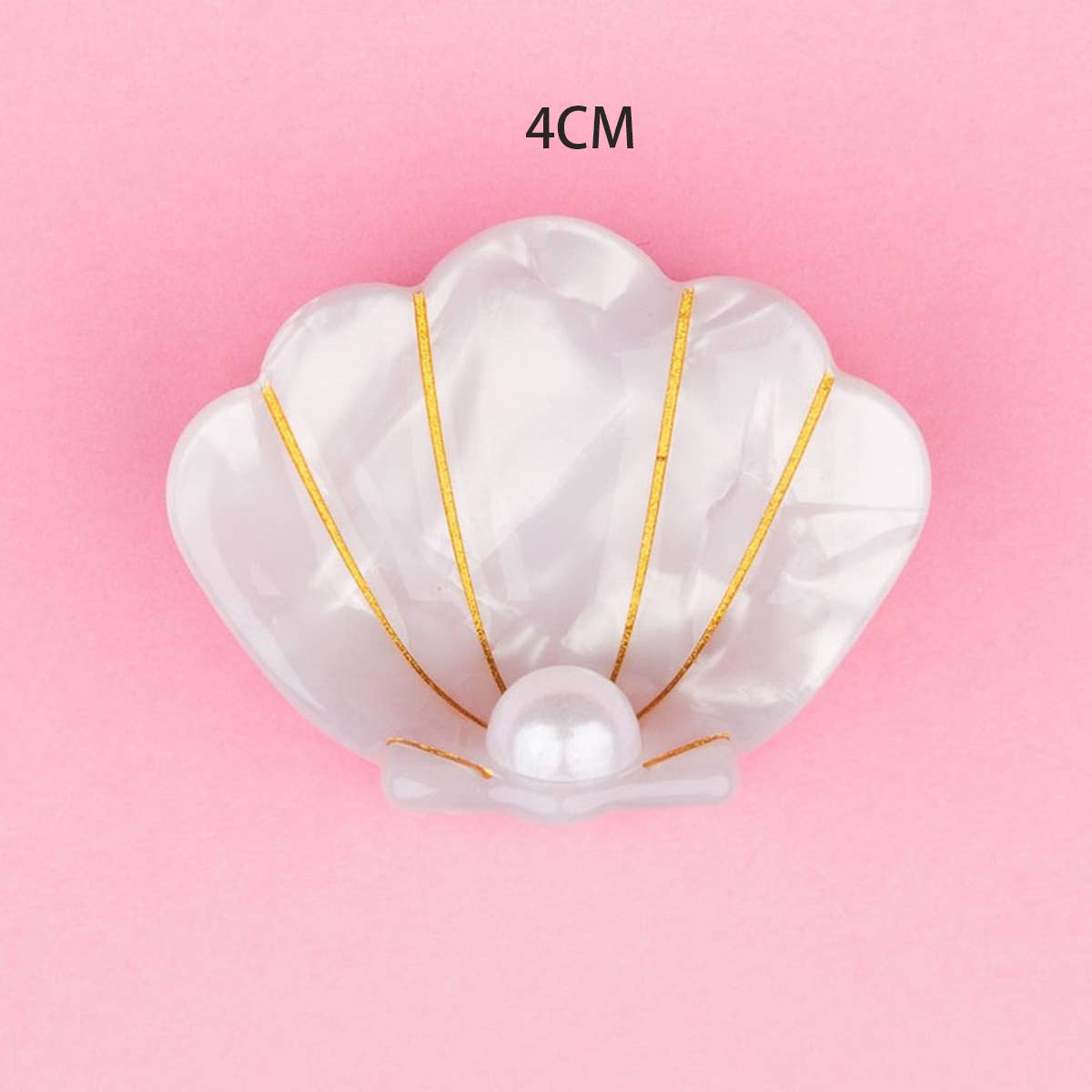 ACCITY - Wholesale Hair Clip - Women's - OCEAN BEACH FISH SEASHELL ACRYLIC HAIR CLAW CLIPS _CWAHA05521