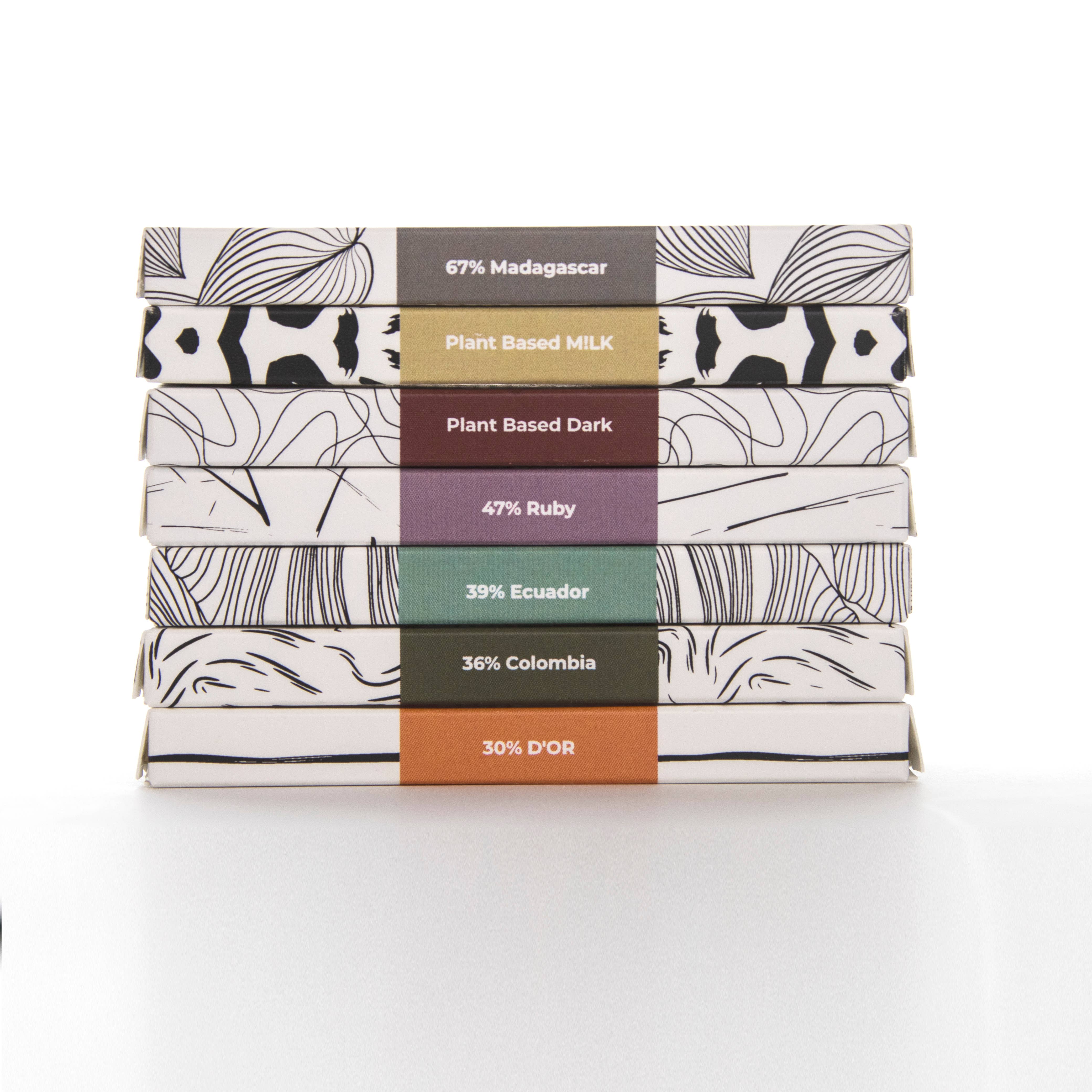 Délicieux Chocolat - Vendita all'ingrosso Barretta di cioccolato - Pacchetto Mini Bar Ultimate