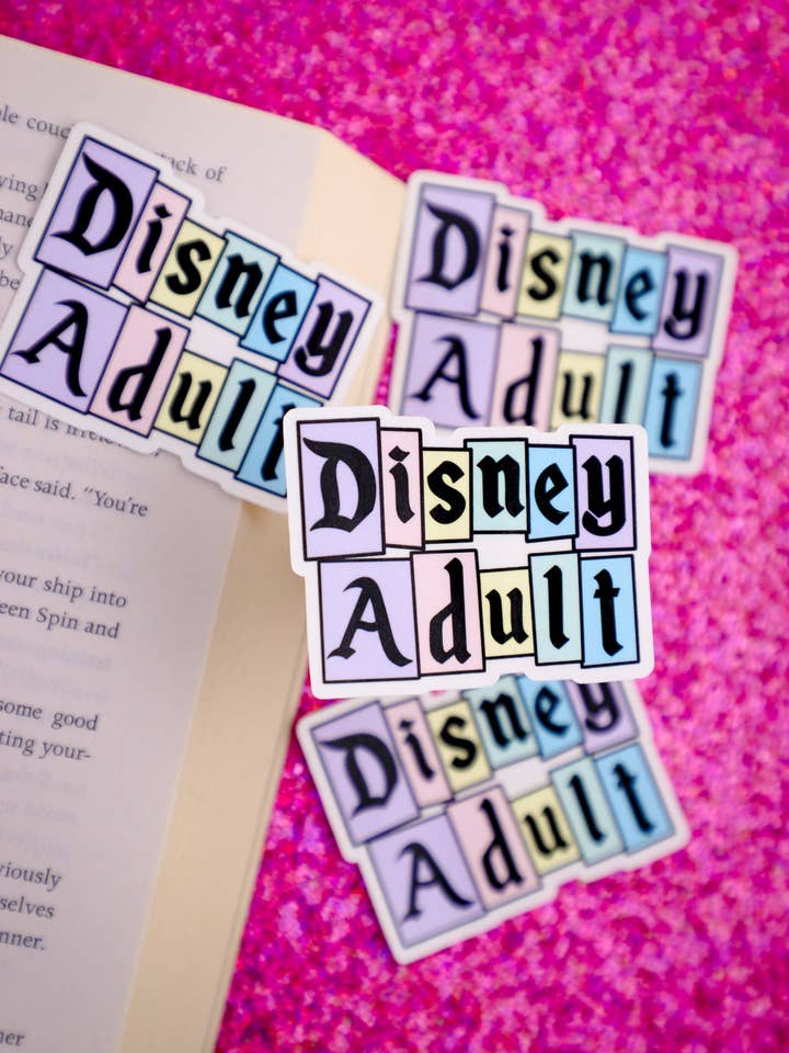 Disney Adult Sticker for wholesale by Furever Booked
