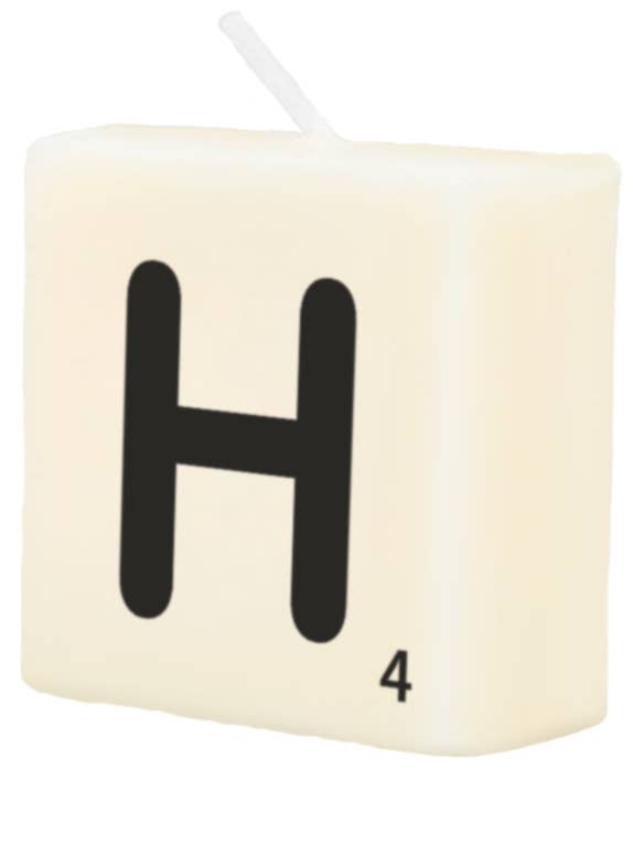 Letter candle - H for wholesale by PD Party