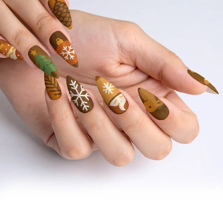 FYNE BODY - Wholesale Press-on/fake nails - Hot Cocoa Christmas Press-On Nails28