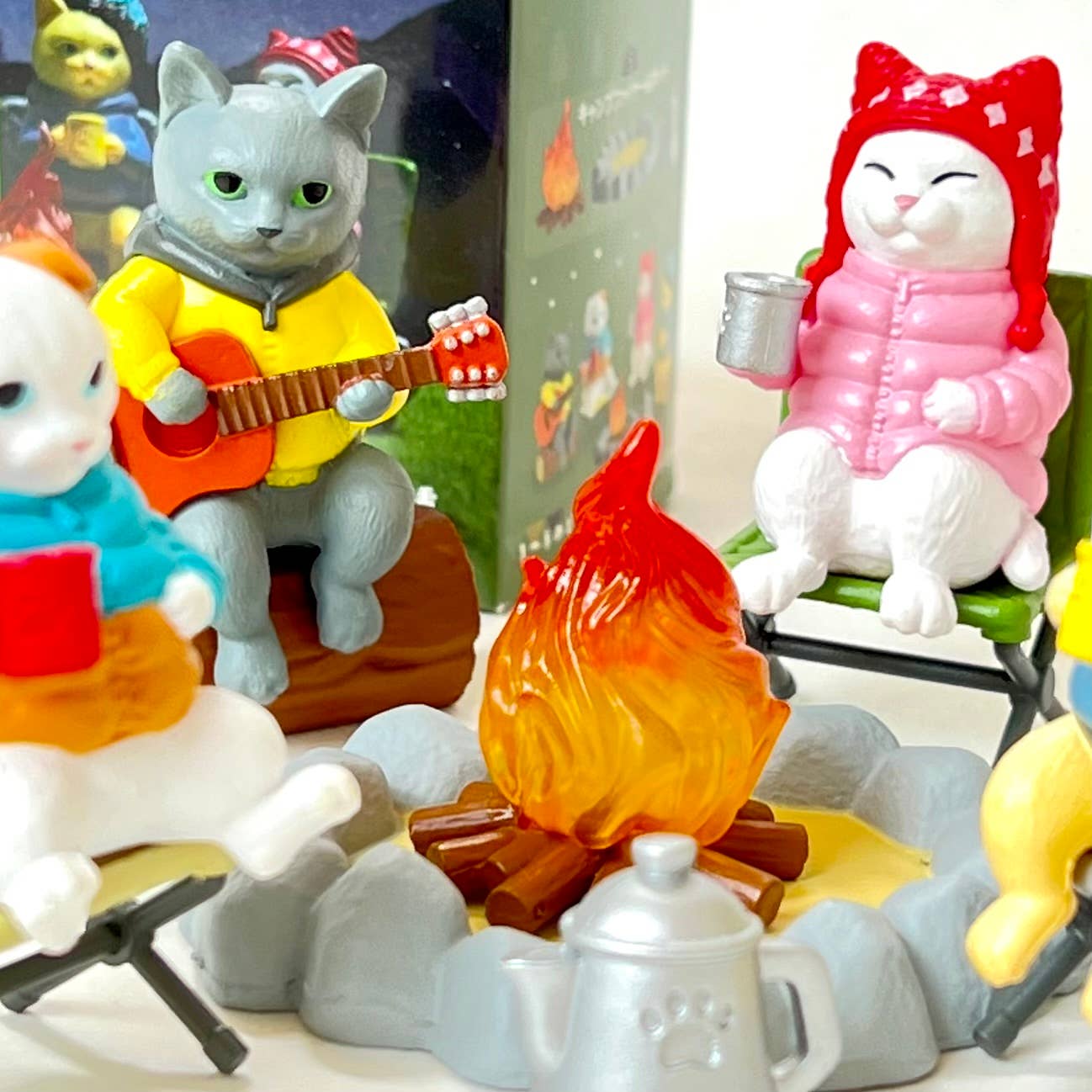 BCmini - Wholesale Decorative Figurine - 70770 Campfire Cats Blind Box37