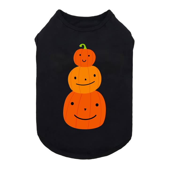 Triple Pumpkins Dog Shirt for wholesale by Fitwarm
