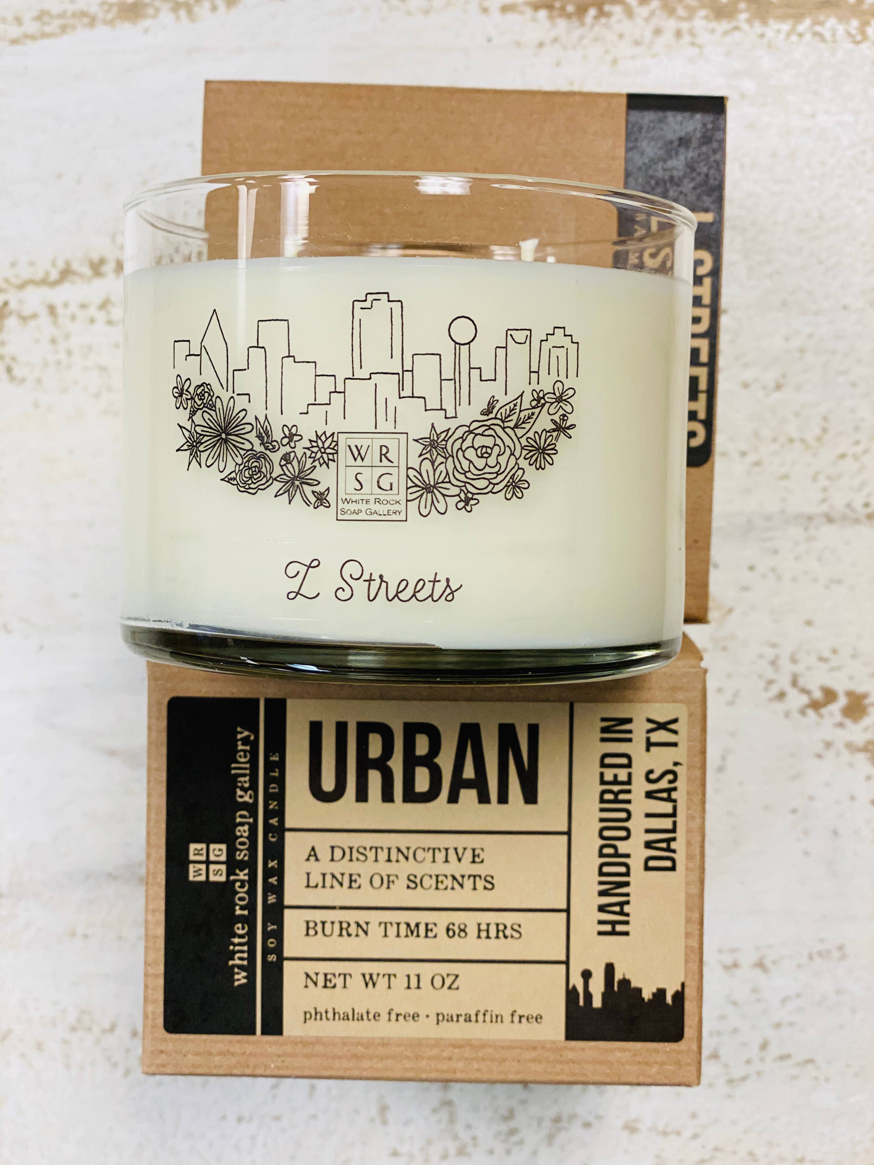White Rock Soap Gallery - Wholesale Jar/Filled Candle - Soy Wax Candle Urban Collection14