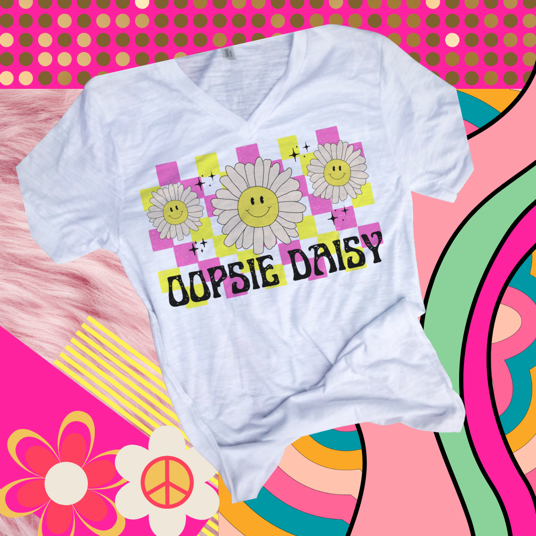 RR Tees Wholesale - Wholesale Screen Printed T-Shirt - Women's - Oopsie Daisy tee1