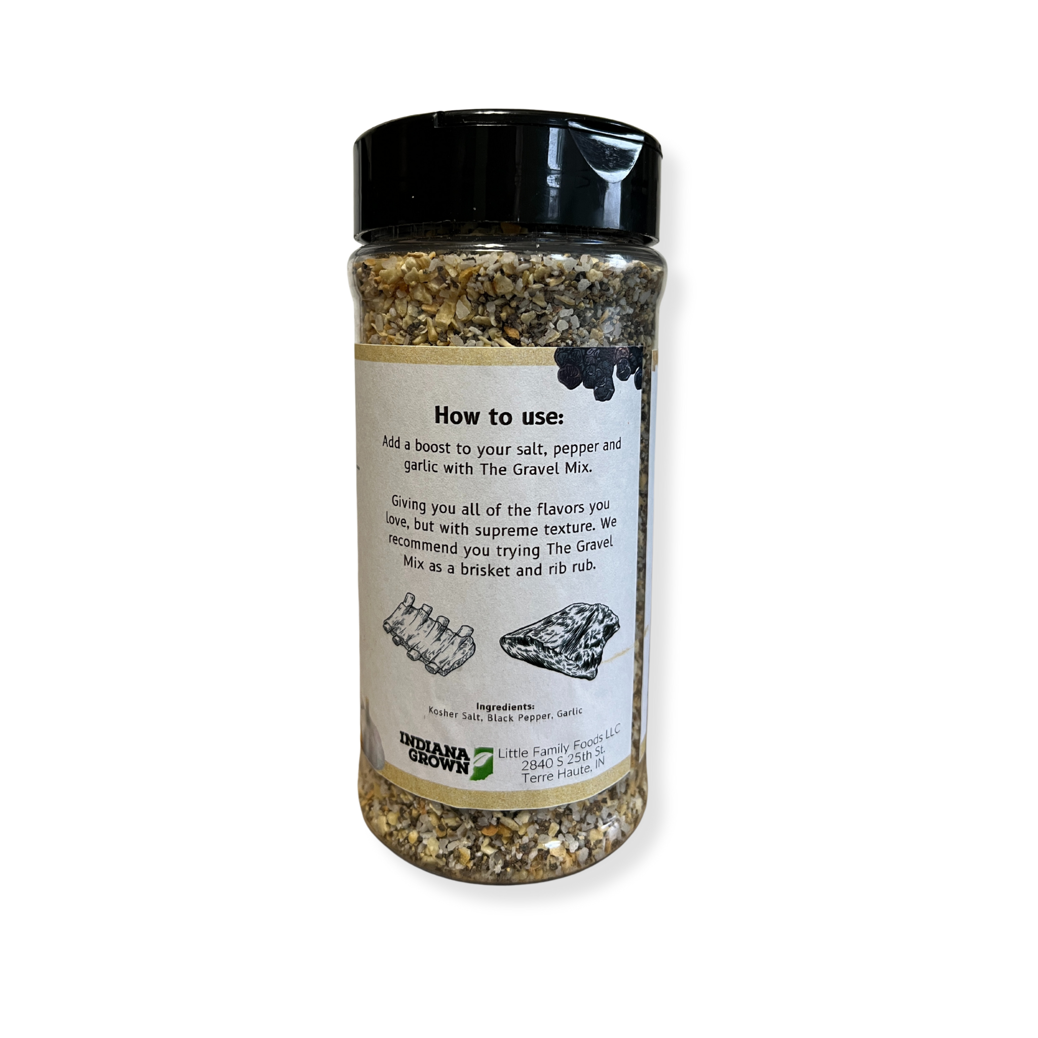 Little Family Foods - Wholesale Dried Spice Mix - Little's Gravel Mix Seasoning, 11 OZ, 16 OZ Volume Bottle1