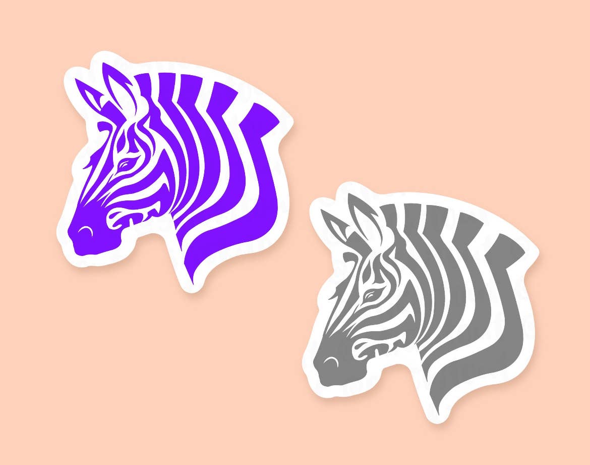 Stick It Out - Wholesale Sticker - Zebra Vinyl Sticker5
