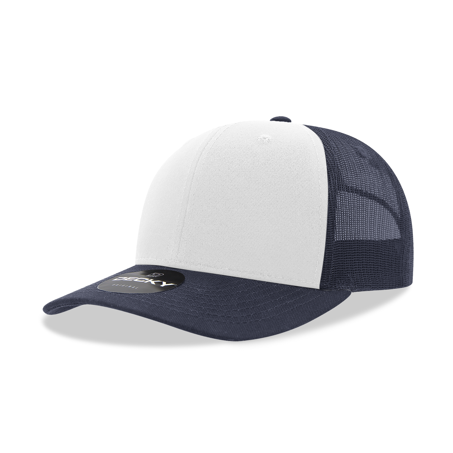 The Park Wholesale - Vente Casquette de camionneur – unisexe - Casquette Trucker classique Decky 6021, 6 panneaux, style mid pro140