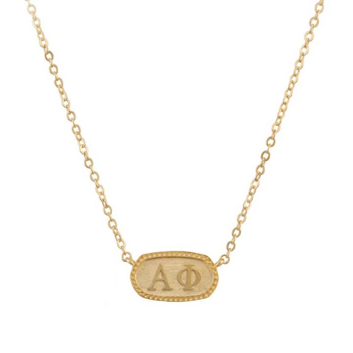Collar Ovalado Alpha Phi (Atenea) para venta al por mayor de Shawn Paul