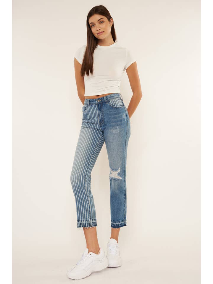 Nature Denim - Wholesale Jeans - Women's - High Rise Cotton Mom Jeans - Size Range 0-13 NT2234MST
