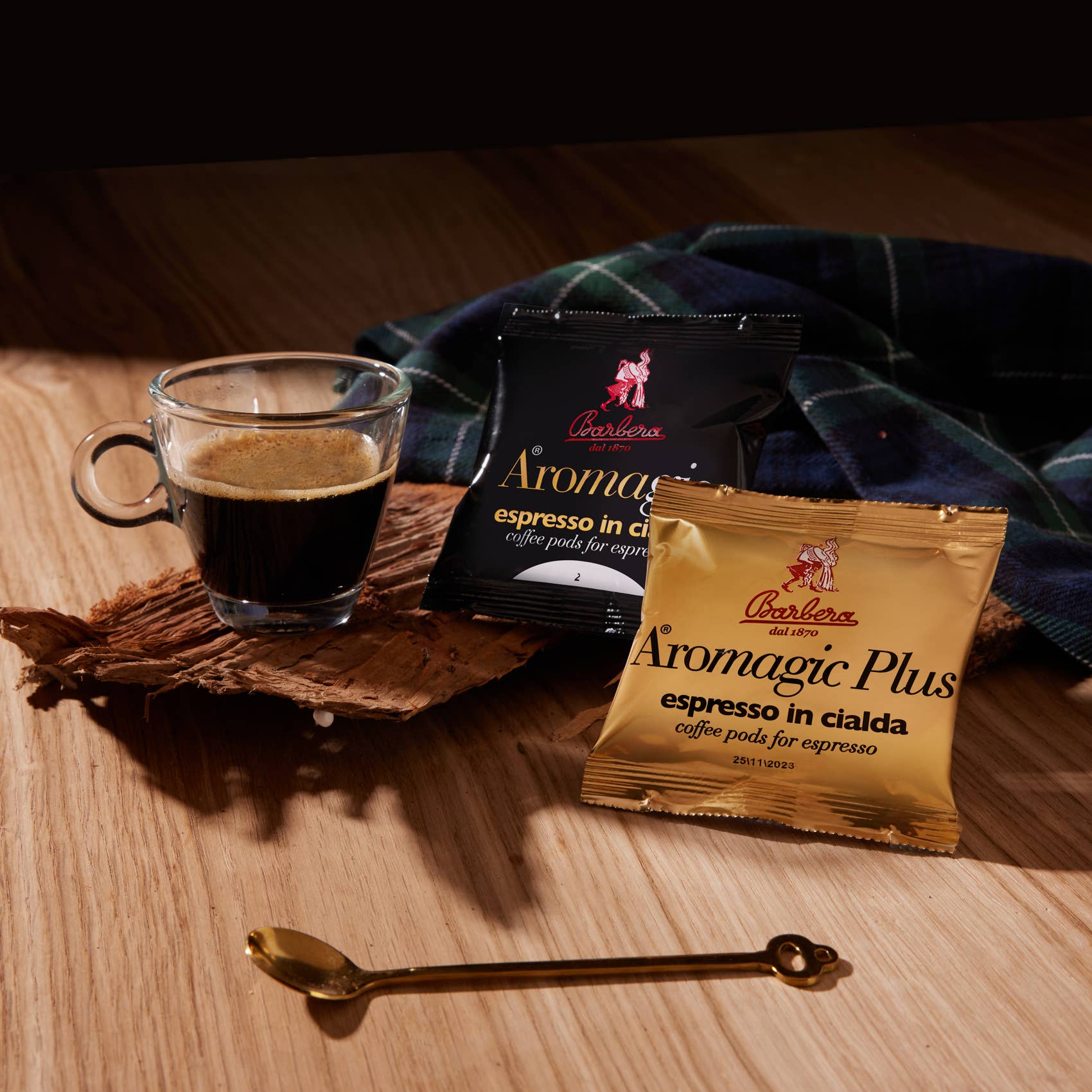 Caffè Barbera 1870 - Wholesale Coffee Pods - Aromagic 100% biodegradable pods 100 pieces3