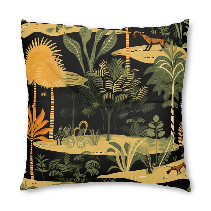 Gwendolyn Puelski - Coussin de sol carré pour la vente par Velvet Rust