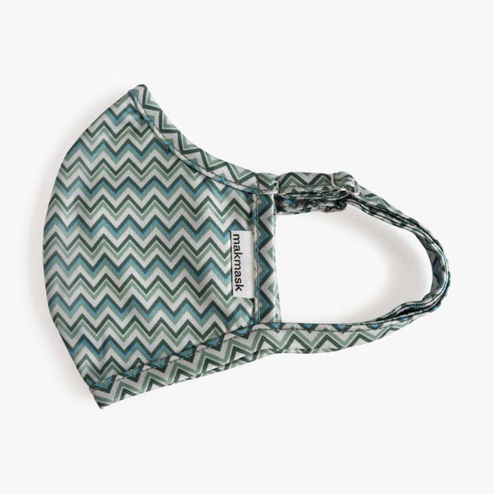 Funky Zigzag Mask for wholesale by MakMask
