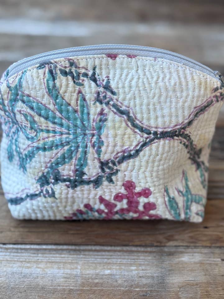 The Retreat Makeup Zip Travel Bag for wholesale by Belle's Nest