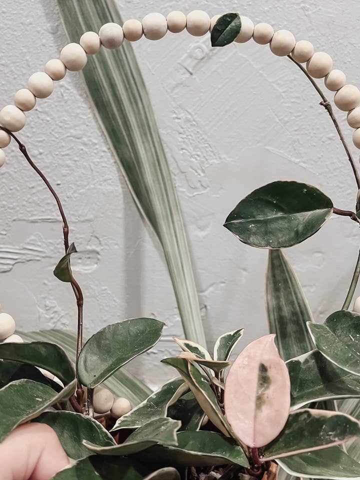 Small Wood Bead Trellis for wholesale by Modern Moon Child