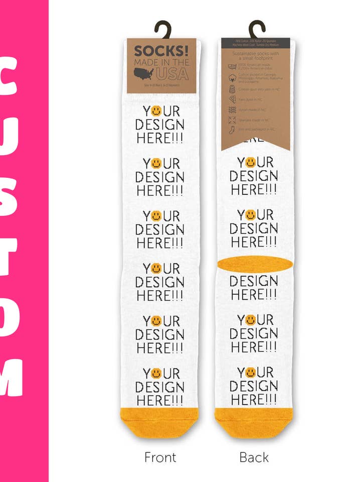 Freaker USA – wholesale Strumpor - Unisex – Custom | USA Made Socks - med stickat mönster