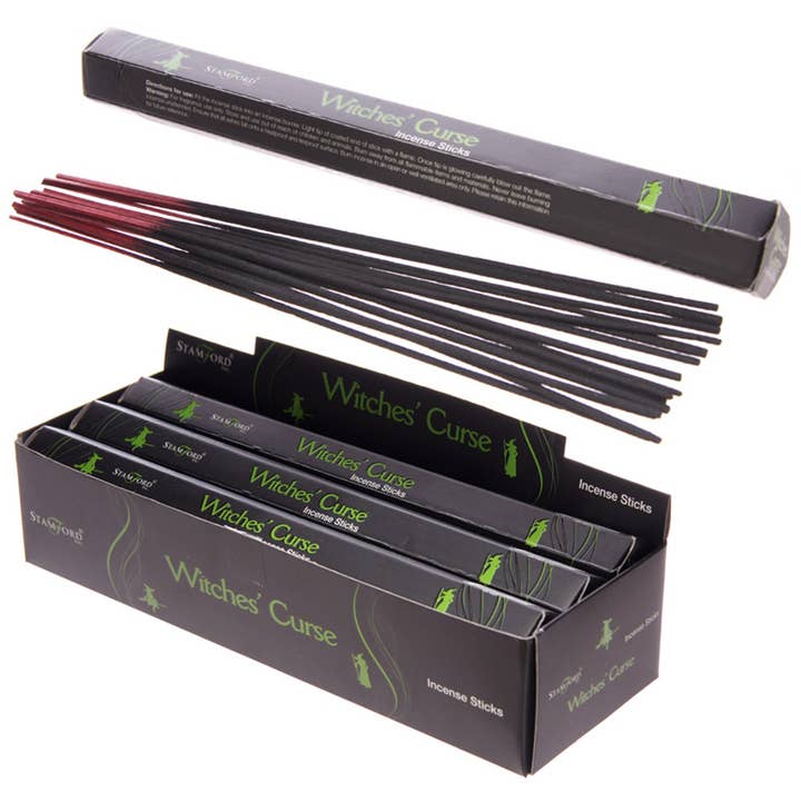 Puckator Ltd - Wholesale Incense - 37127 Stamford Black Incense Sticks - Witches Curse