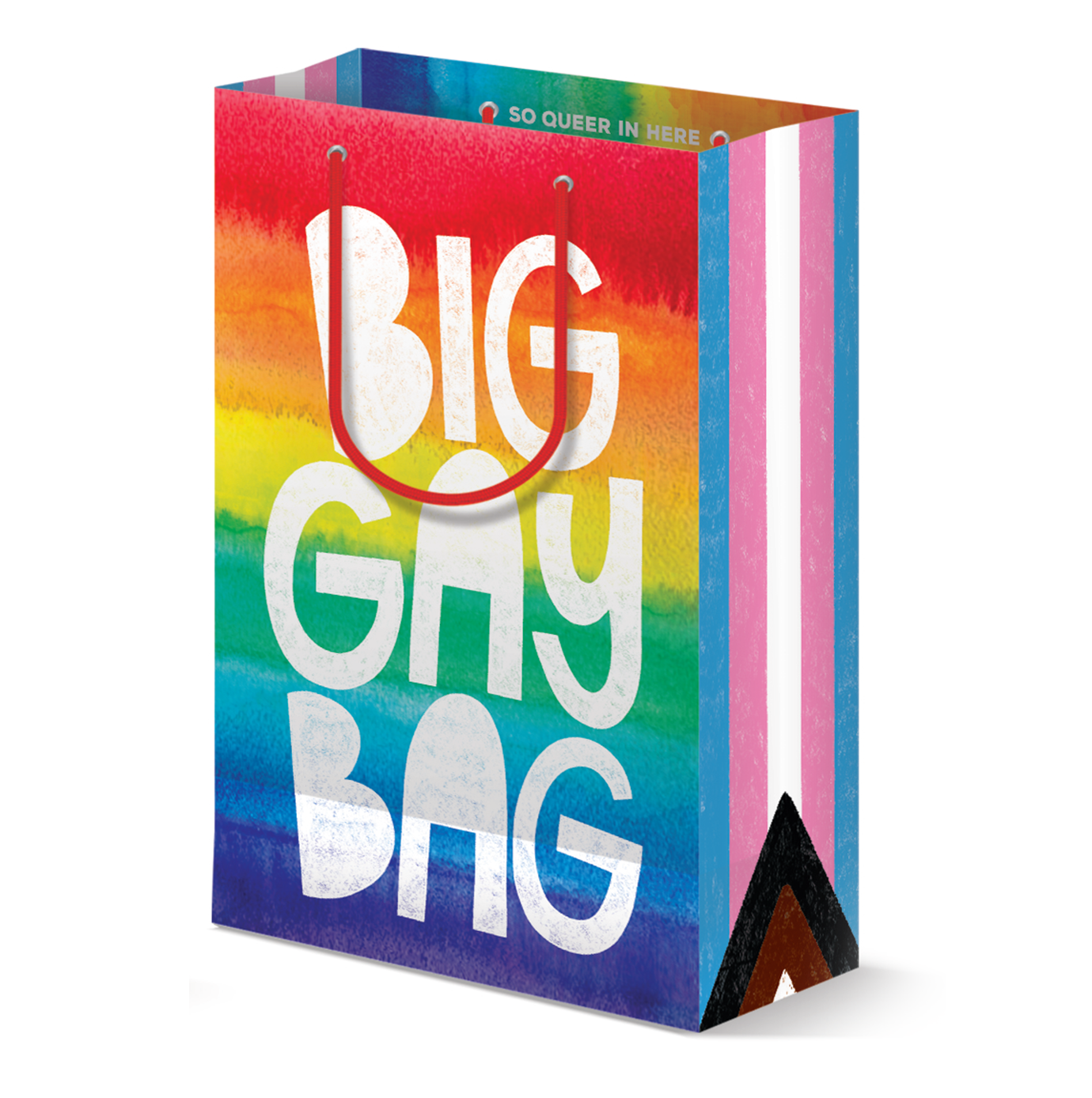The Noble Paperie - Wholesale Gift Bag - Big Gay Bag LGBTQIA+ Trans Queer Pride | Luxury Gift Bag1