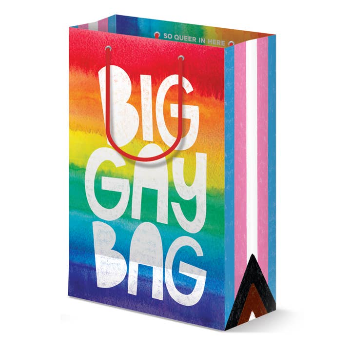 The Noble Paperie - Wholesale Gift bag - Big Gay Bag LGBTQIA+ Trans Queer Pride | Luxury Gift Bag1