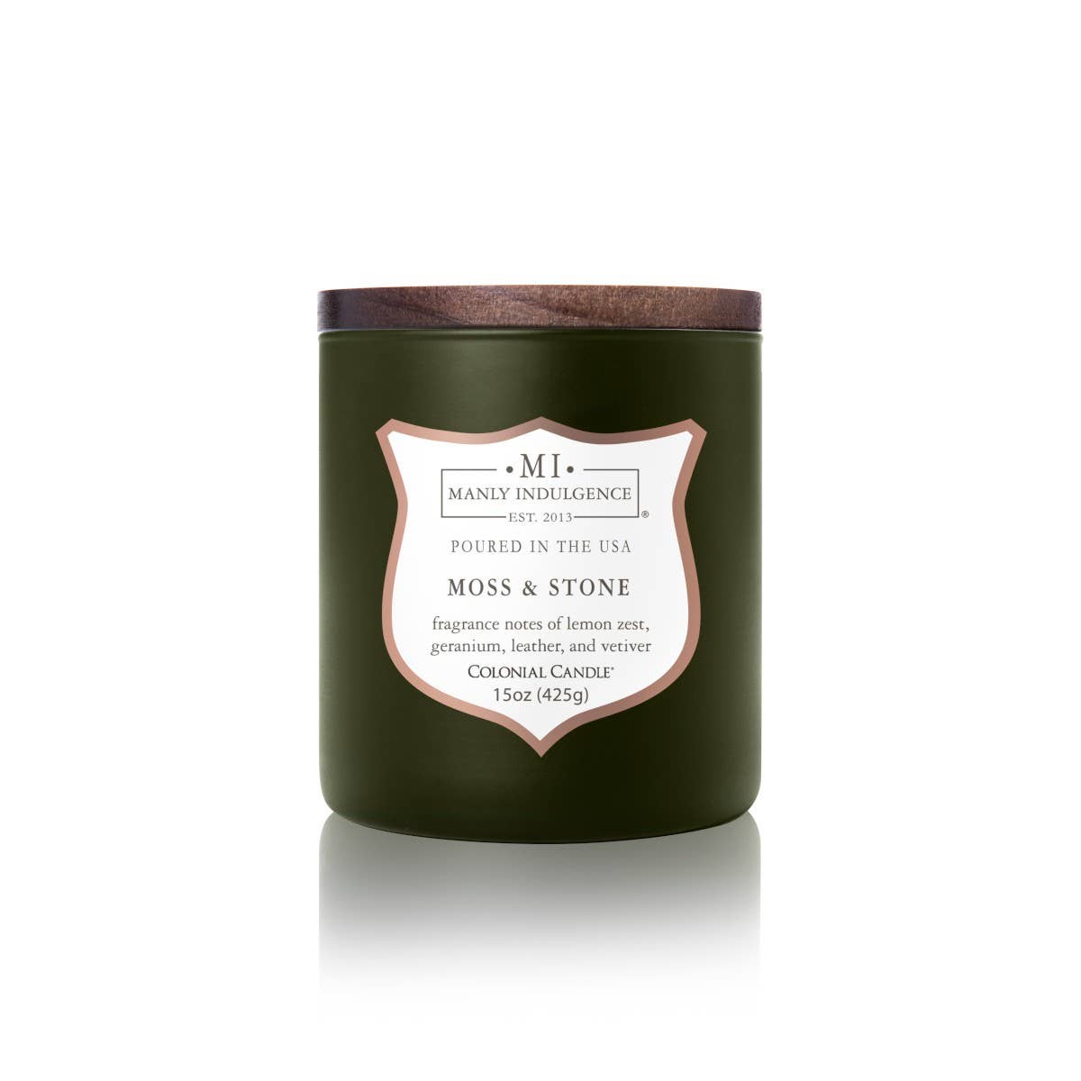 Colonial Candle DE - Wholesale Jar/Filled Candle - Moss Stone 425G scented candle0