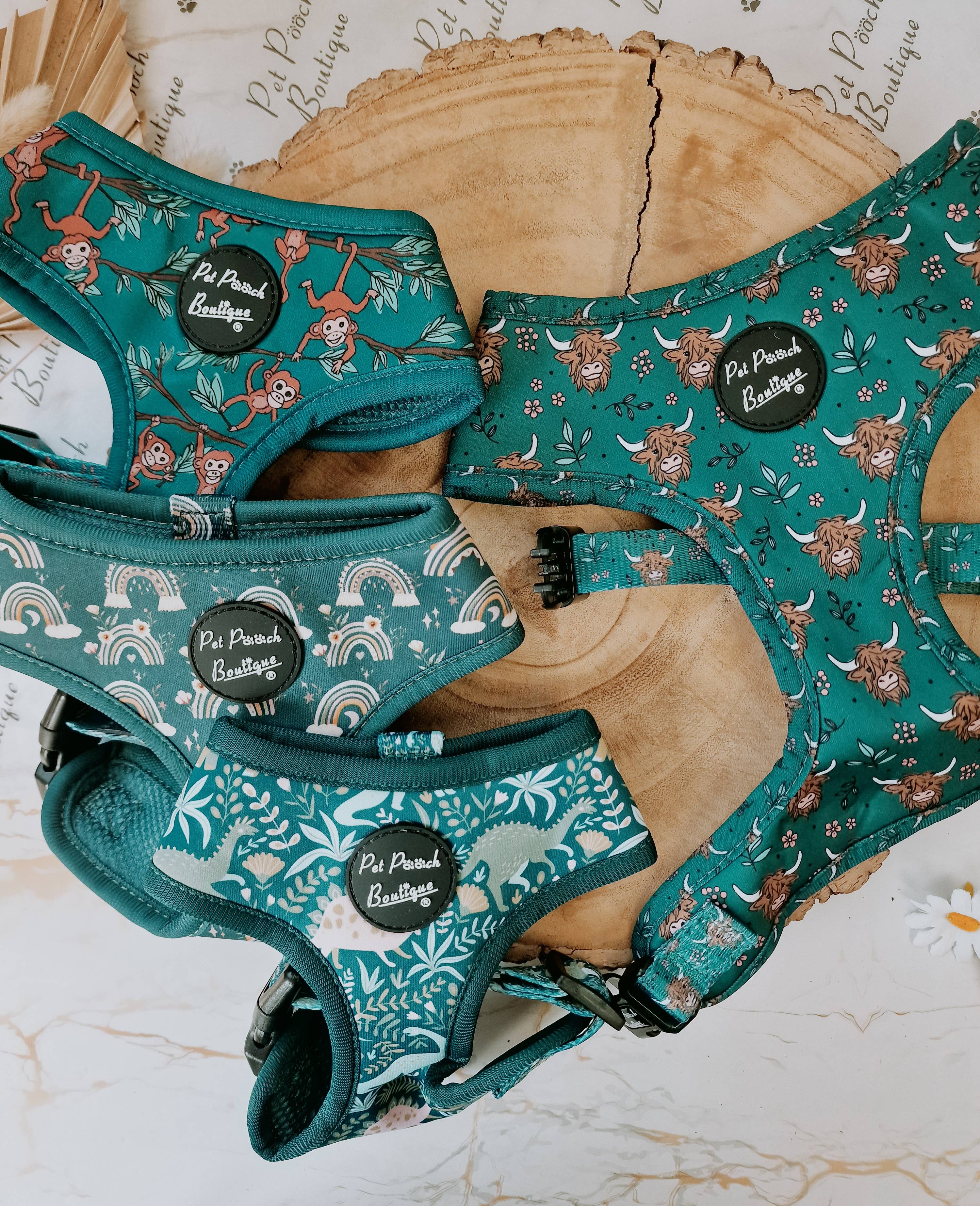 Pet Pooch Boutique - Wholesale Pet Harness - Dog - Happy Highland Cow Puppy Dog Harness12