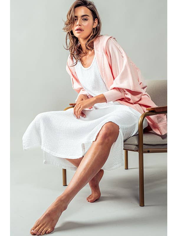 Urban Daizy - Wholesale Tank Top - Women's - Vintage Washed Double Gauze Tank Top15