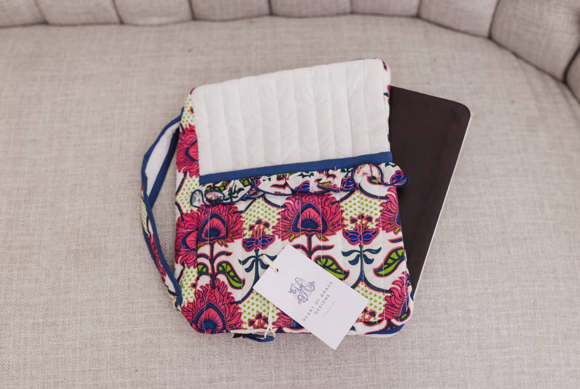 Heart of Grace - Wholesale Bible Cover - Primrose Luxe | Quilted Scalloped Bible Cover