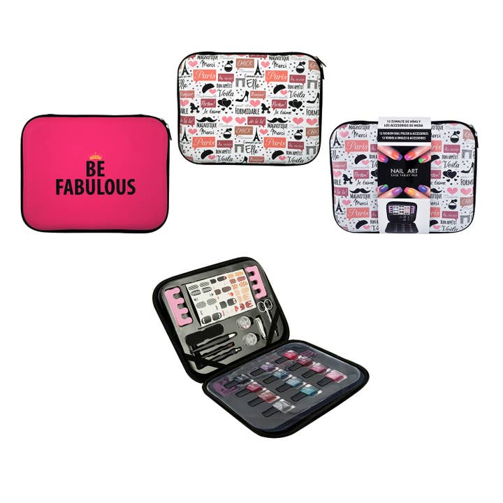 Nail Art iPad manicureset met etui voor wholesale door UBM