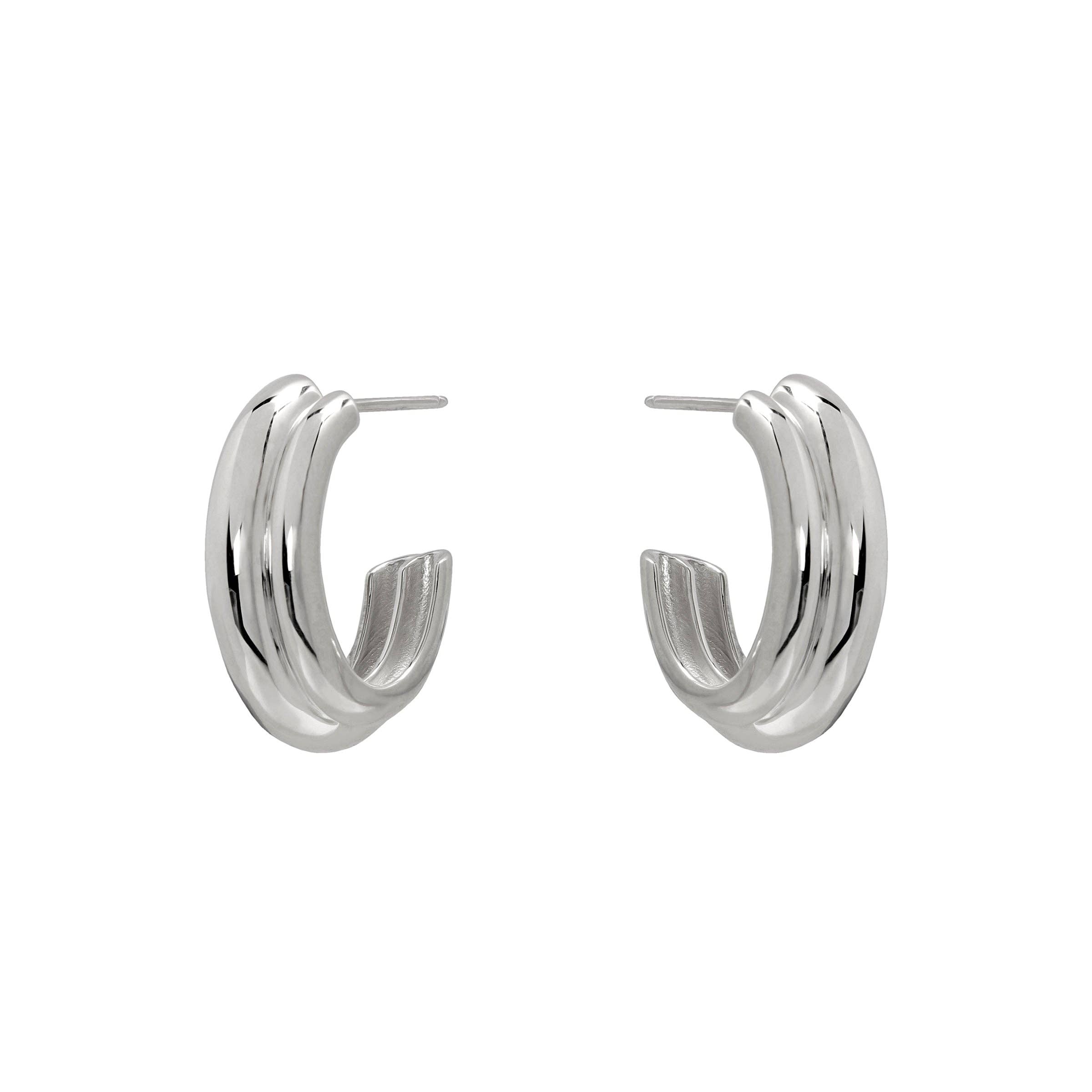 Love Lori Michelle Jewelry - Wholesale Hoop Earrings - Aura Double Oval Hoop Earrings1