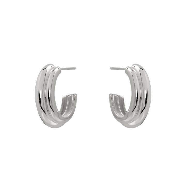 Love Lori Michelle Jewelry - Wholesale Hoop Earrings - Aura Double Oval Hoop Earrings1