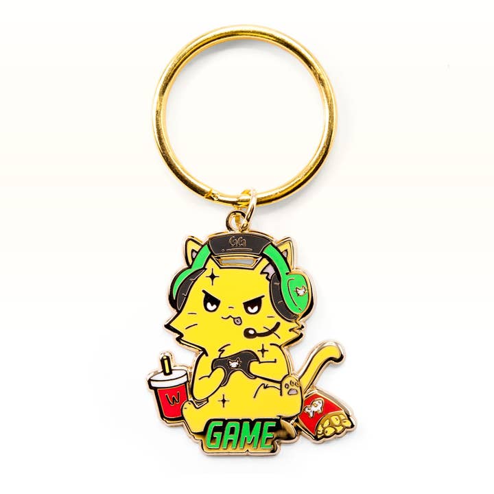 SPIL (British Shorthair Cat) nøglering, fars dag gave for engroshandel hos Flair Fighter