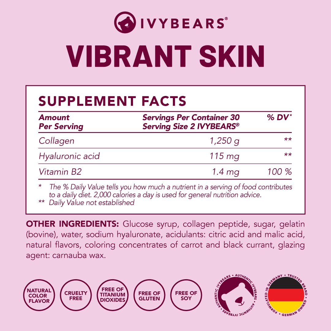 IvyBears - Wholesale Oral Supplement/Vitamin - Vibrant Skin7