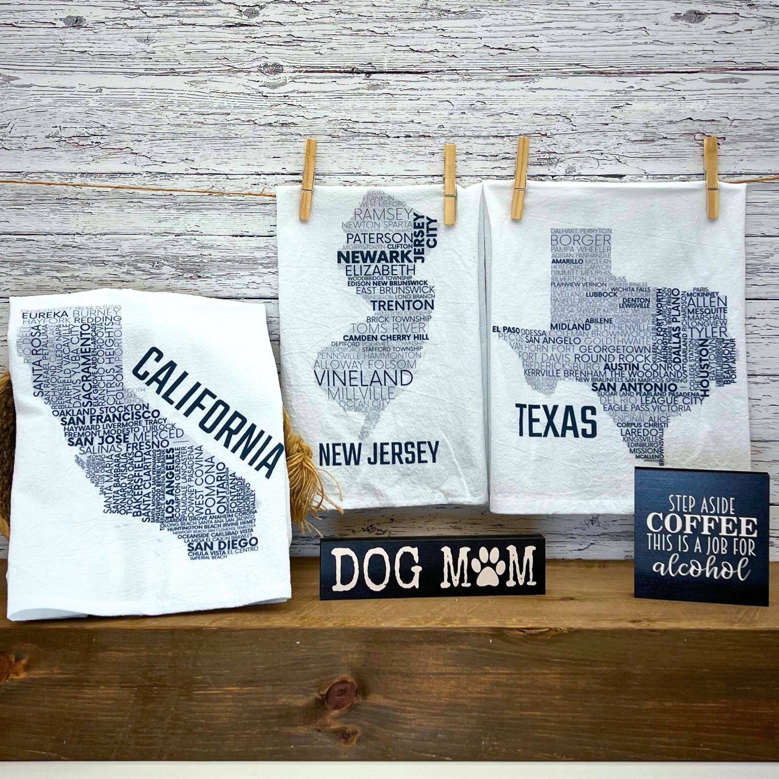 Home Accents By Driftless - Wholesale Tea Towel - City & State Custom Tea Towels - Personalized Home Decor2