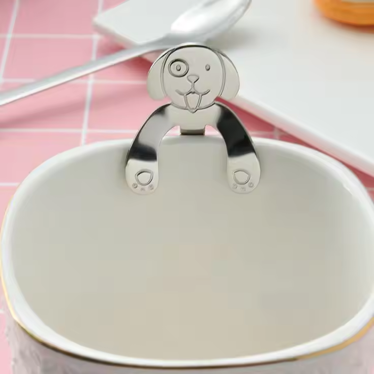 Sostraw & SmartThings - Vente Cuillères à soupe - Cuillère pour chien - 4 couleurs - Pour le thé, le café ou le dessert2