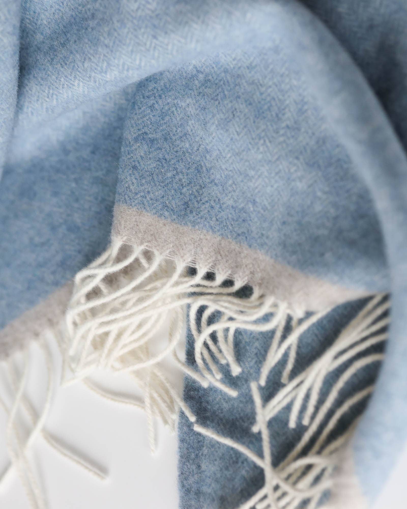 MoST - Wholesale Throw Blanket - Merino/cashmere Throw Blanket MILANO - blue1