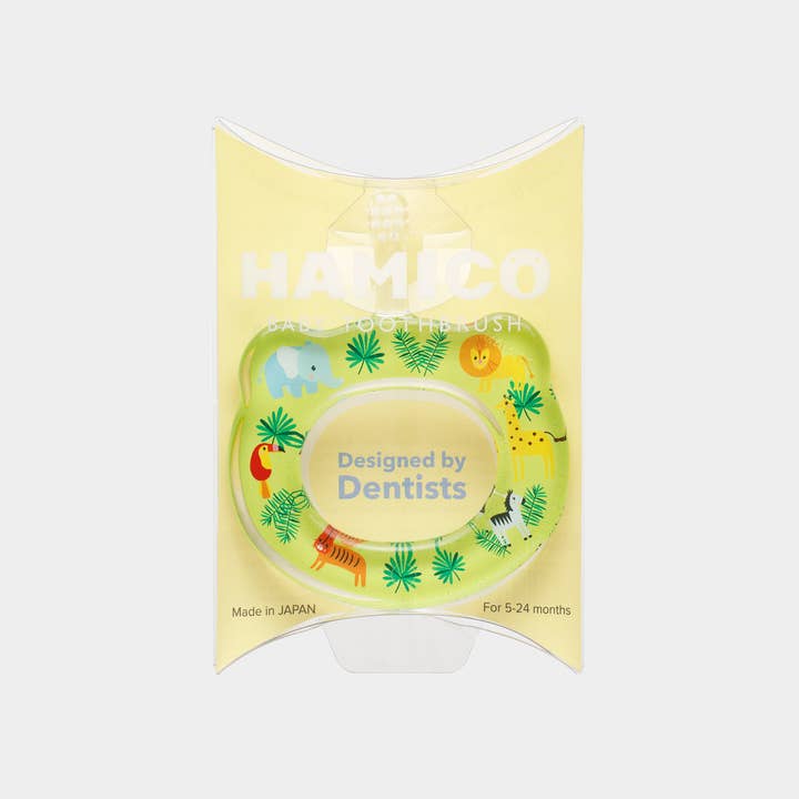 HAMICO -Innovative Toothbrush - Wholesale Toothbrush - Kids & Baby - Baby Training Toothbrush - Jungle Animals | 6 Individual packs2