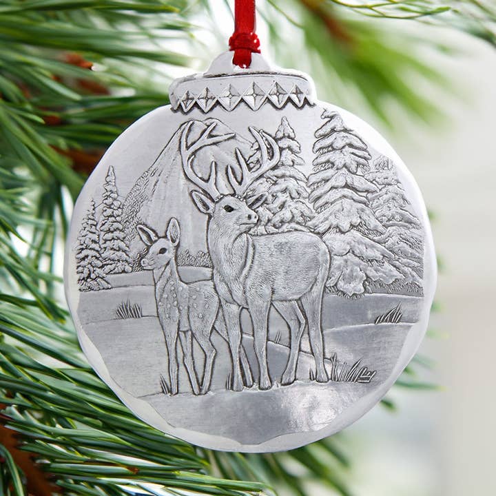 Woodland Deer Ornament for wholesale by Wendell August