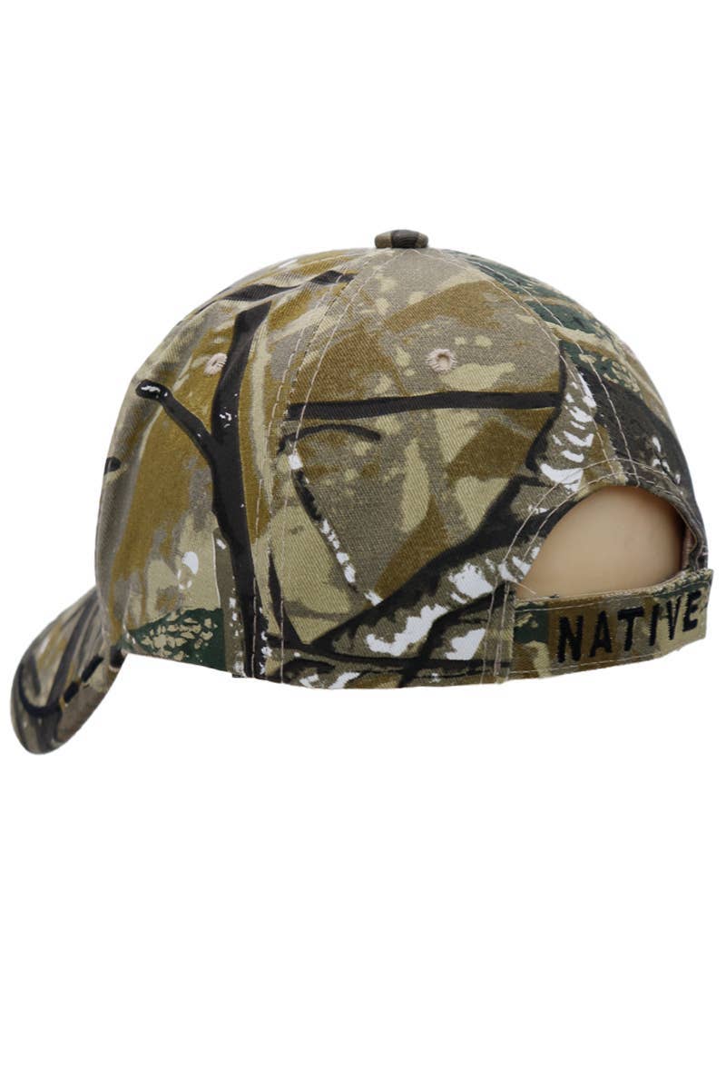 Cap Zone - Wholesale Baseball Cap - Unisex - Native Pride Bear Claw Velcro Back Baseball Cap5