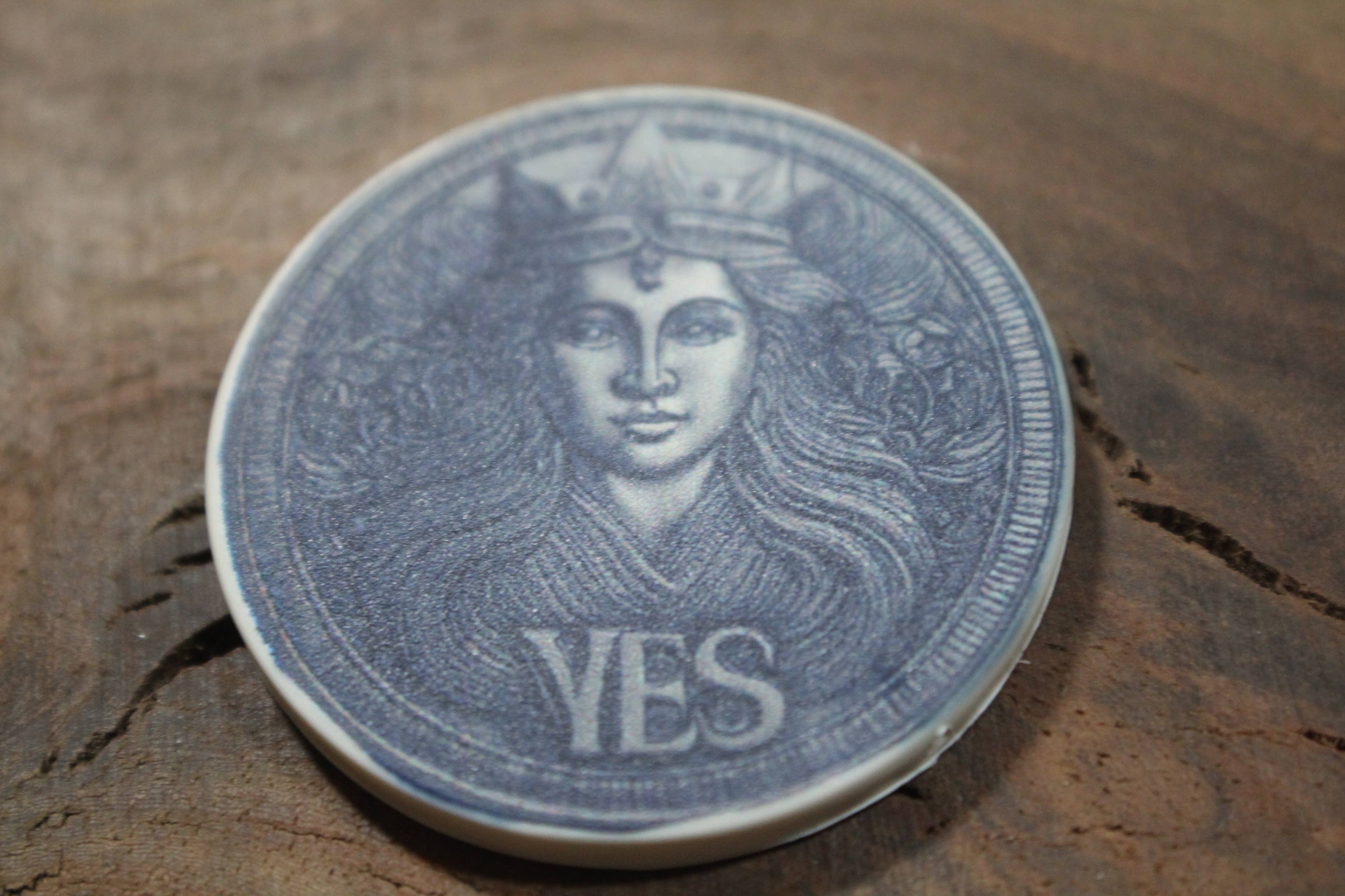 Raven Design - Vendita all'ingrosso Moneta/gettone ricordo - Moneta della Fortuna  // Moneta in Ceramica 2 pollici13