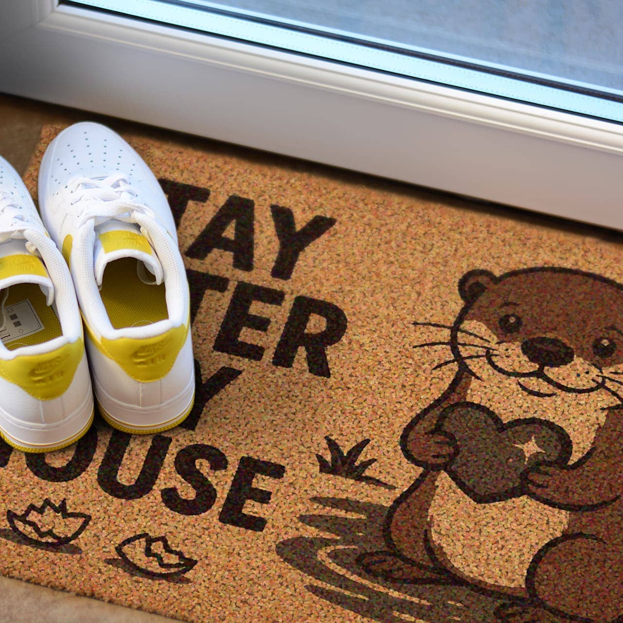 Wholesale Gifts Tomorrow – wholesale Door mat – “Stay Otter My House” Coir Doormat – Indoor/Outdoor Humour for Your Doorstep2
