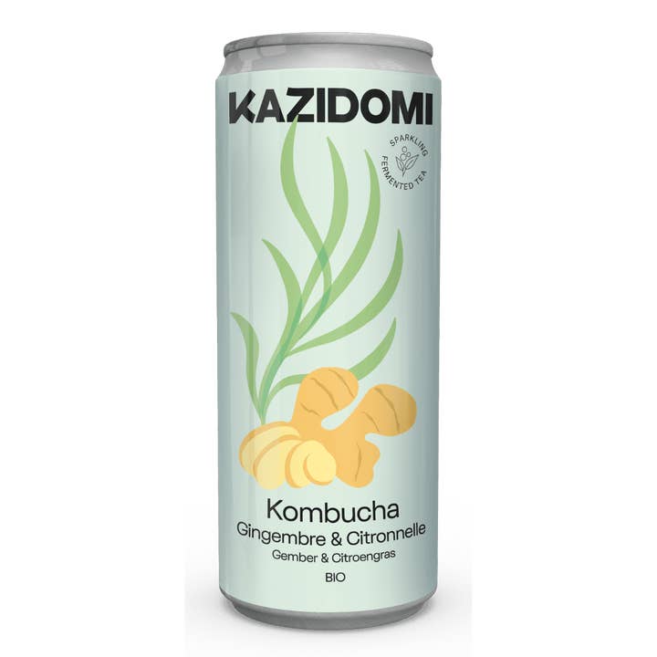 Kazidomi - Wholesale Kombucha - Ginger Lemongrass Kombucha