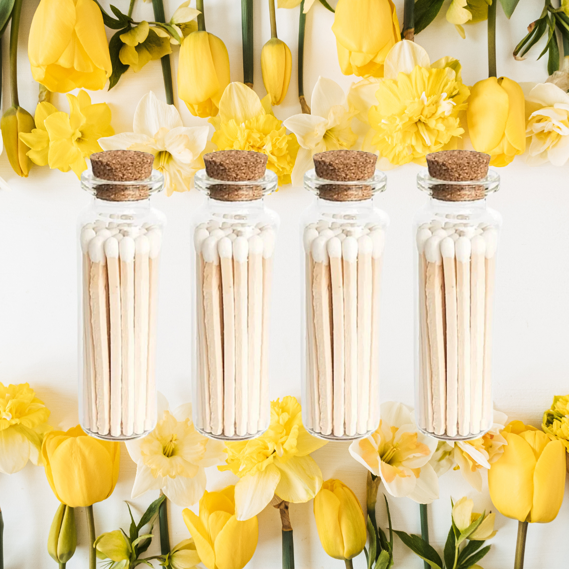 Orglamix - Venta al por mayor Cerillas - Cerillas aromáticas en frasco de cristal estilo boticario para aromaterapia5