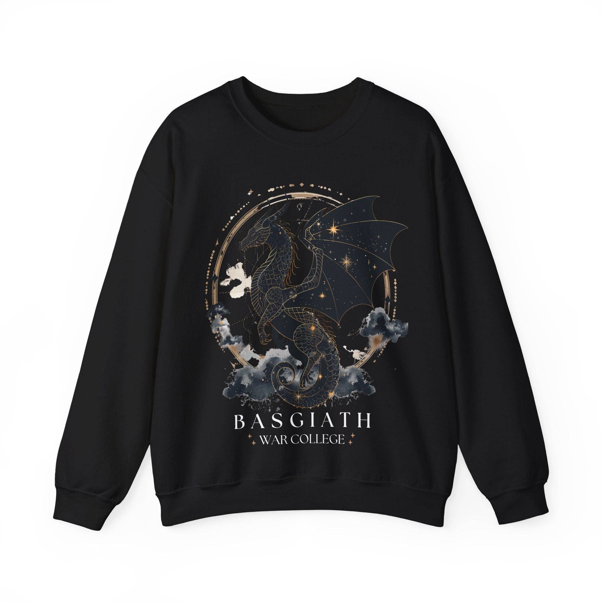 MagicMerchEmporium - Wholesale Graphic Sweatshirt - Unisex - Black Dragon Basgiath Sweatshirt6