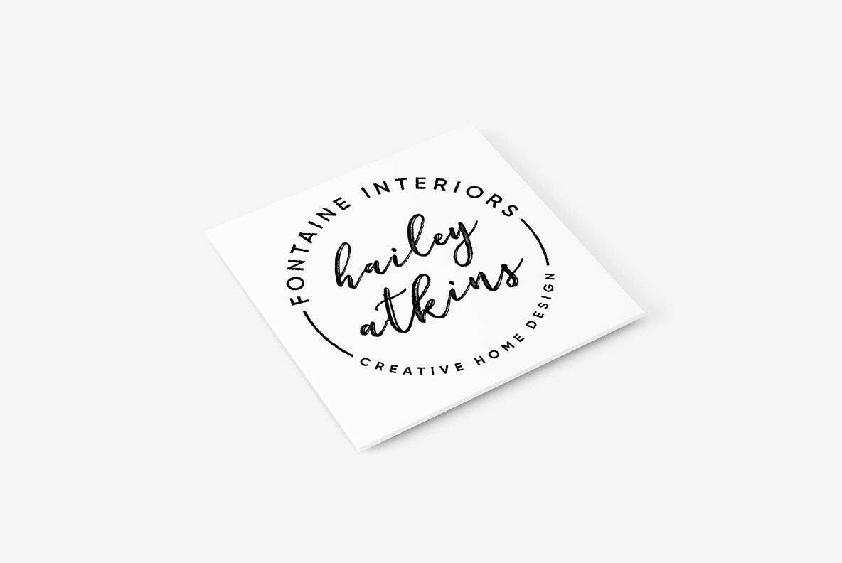 The Design Craft - Wholesale Rubber/Decorative Stamp - Circular Stamp No. 8, Personalized