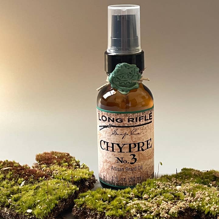 Beard Oil - Chypre No. 3 - Men's Grooming for wholesale by Long Rifle Soap Company