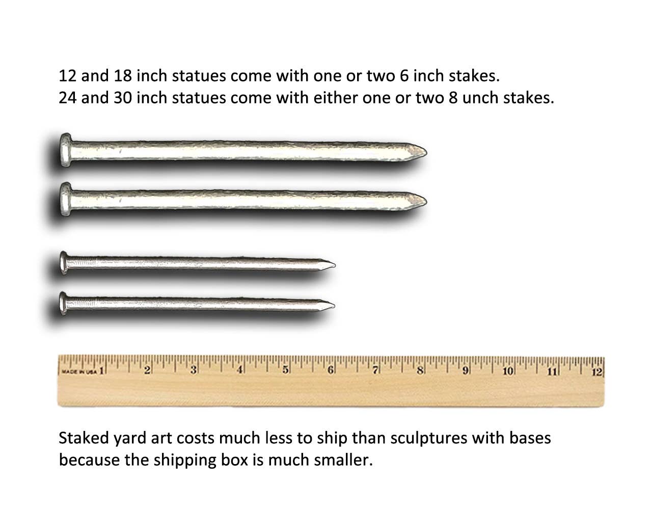 Crooks Designs - Wholesale Outdoor Ornament/Decor - BigFoot Chopper, Metal Yard Art Statue, Rust Finish 6