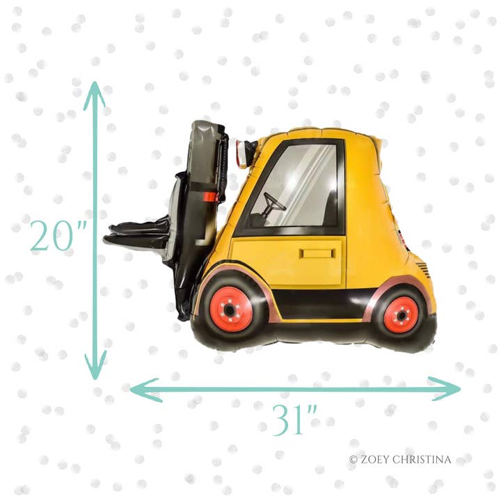 Zoey Christina - Wholesale Balloon - Construction Truck Foil Balloons – 4 Options5