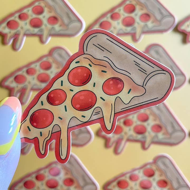 Pizza Slice Sticker for wholesale by Stark + Stanley