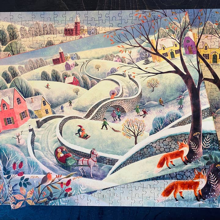 Penny Puzzle - Wholesale Puzzle - Adult - WINTER FUN 500 piece jigsaw puzzle by Penny Puzzle1